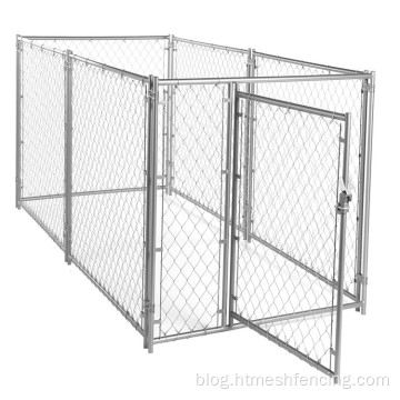 Outdoor Welded Chain Link Fence Dog Cage Kennel